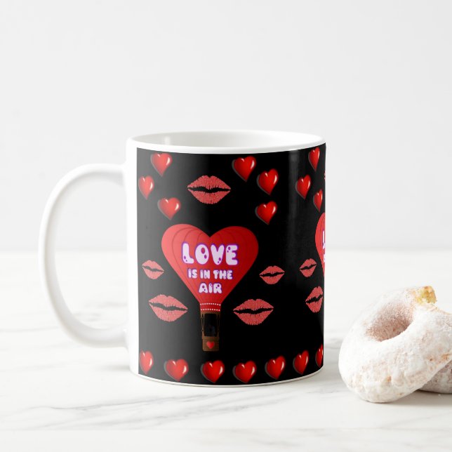 Valentine's Day Mug Mugs (With Donut)