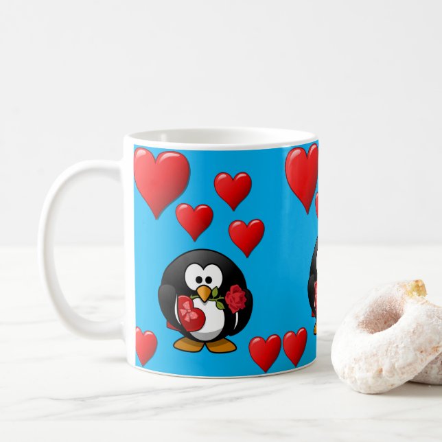 Valentine's Day Mug Mugs (With Donut)