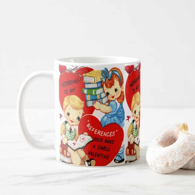 Valentine's Day Mug Mugs (With Donut)