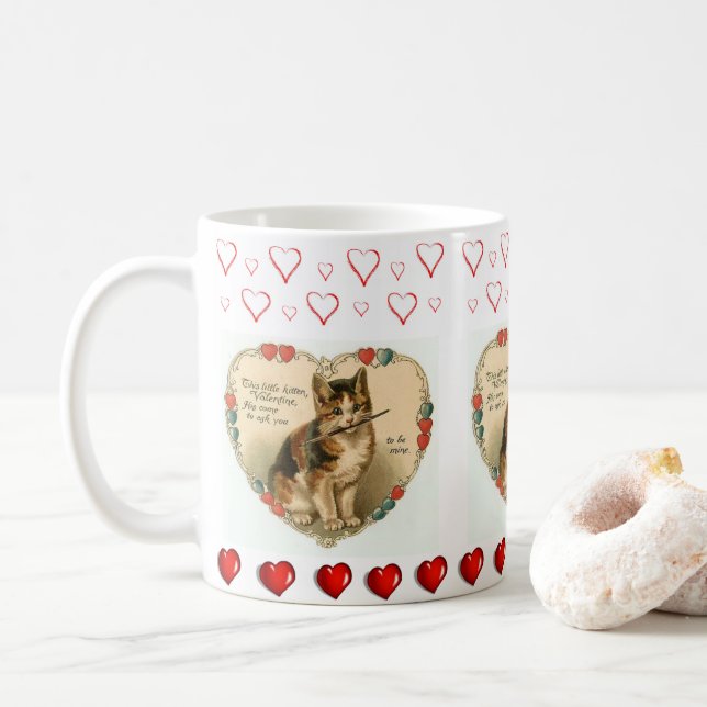 Valentine's Day Mug Mugs (With Donut)