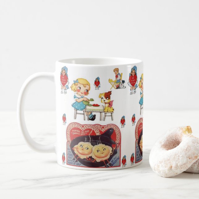 Valentine's Day Mug Mugs (With Donut)