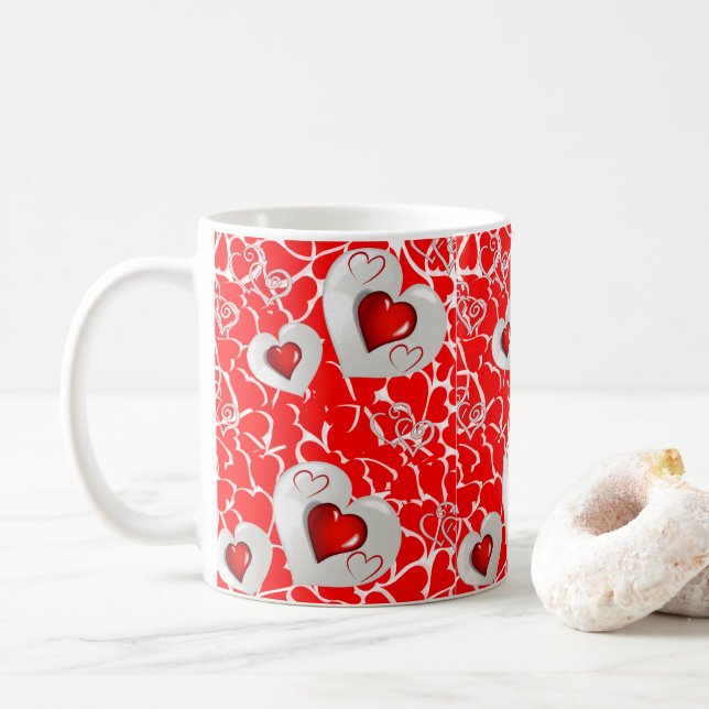Valentine's Day Mugs (With Donut)
