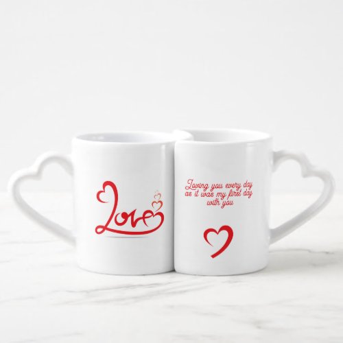 Valentines day Mugs with love sentences 4 couples