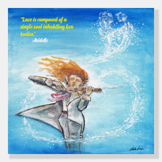 Valentine's Day Music Souls Beautiful Quote  Foam Board