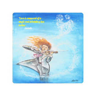 Valentine's Day Music Souls Beautiful Quote  Metal Print