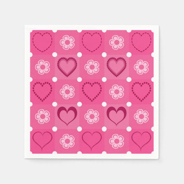 Valentine's Day Napkins (Front)