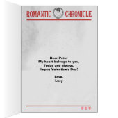 Valentine's Day Newspaper cover (Inside (Right))