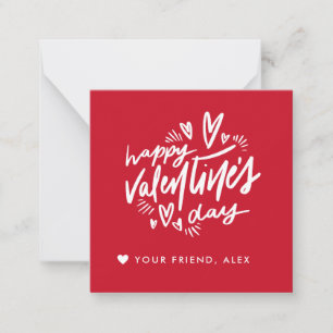 Valentine's Day Note Card