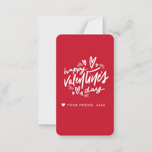 Valentine's Day Note Card (Front)