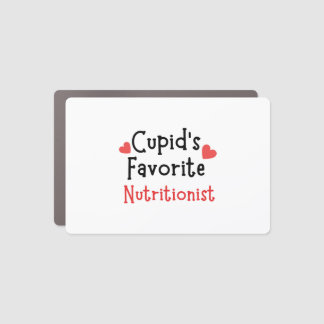 Valentine's Day Nutritionist Car Magnet