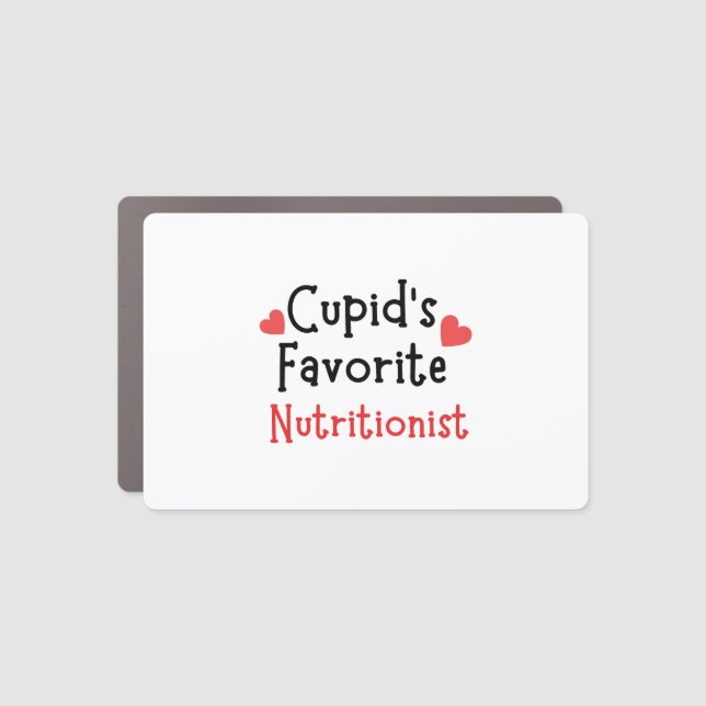 Valentine's Day Nutritionist Car Magnet (Front)