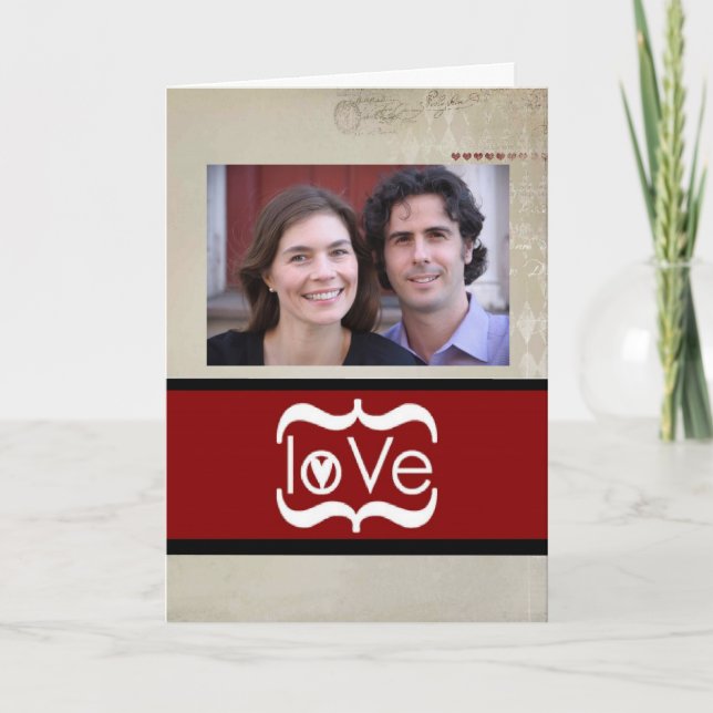 Valentines Day  ohoto Card (Front)