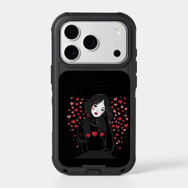 valentines day otterbox iPhone case (Back)