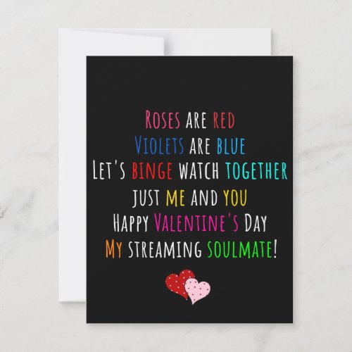 Valentines Day Our Love Story Marathon Holiday Card