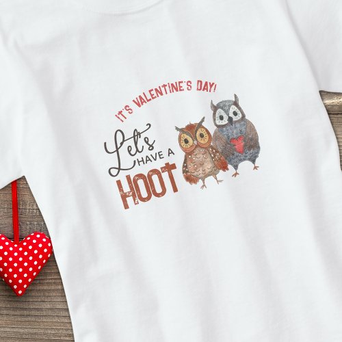 Valentines Day Owl Pun T_Shirt