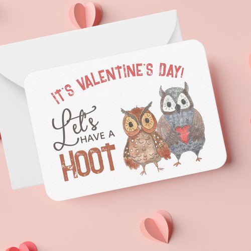 Valentines Day Owls Classroom Valentine Cards