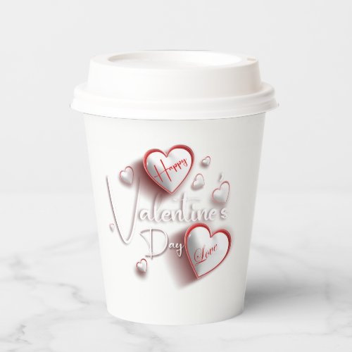Valentines Day Paper Cups