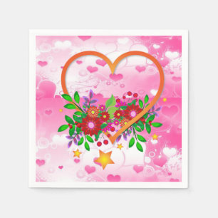 Valentine's Day Paper Napkins