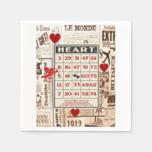 Valentine's Day Paper Napkins