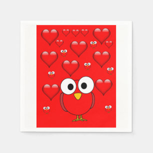 Valentine's Day Paper Napkins