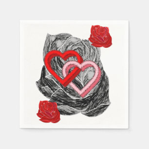 Valentine's Day Paper Napkins
