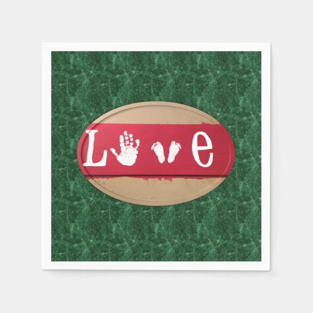 Valentine's Day Paper Napkins (Front)