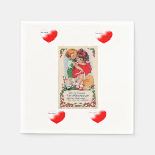 Valentine's Day Paper Napkins