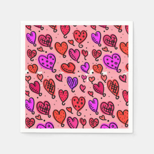 Valentine's Day Paper Napkins