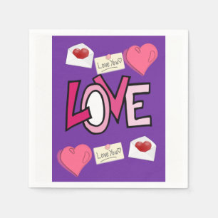 Valentine's Day Paper Napkins