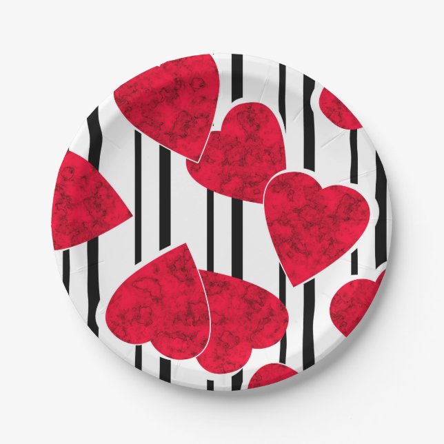 Valentine's day paper plates (Front)