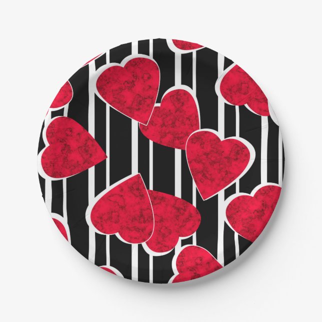 Valentine's day paper plates (Front)