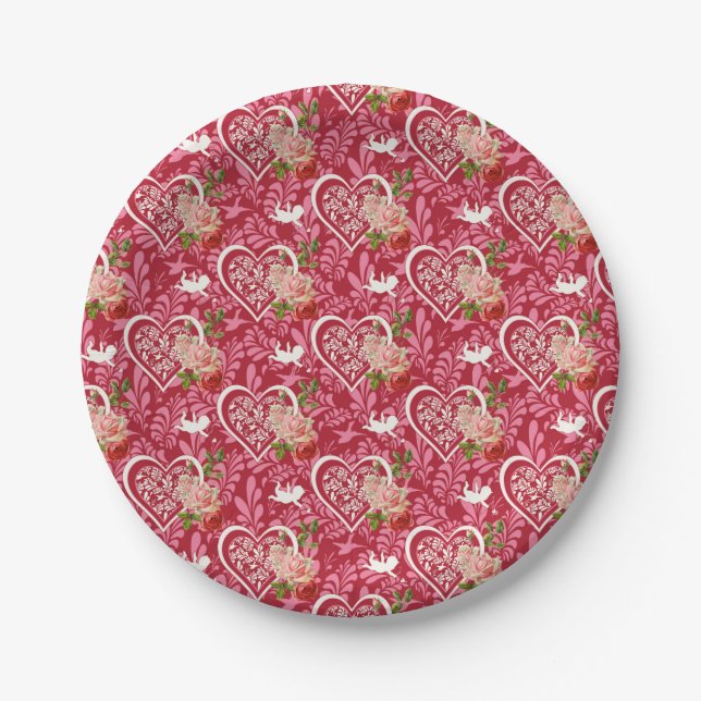 Valentine's Day    Paper Plates (Front)