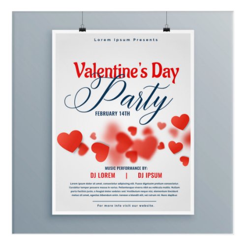 Valentines Day party  Acrylic Print