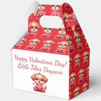 Valentine's Day Party Classroom Set Custom Text Favor Boxes