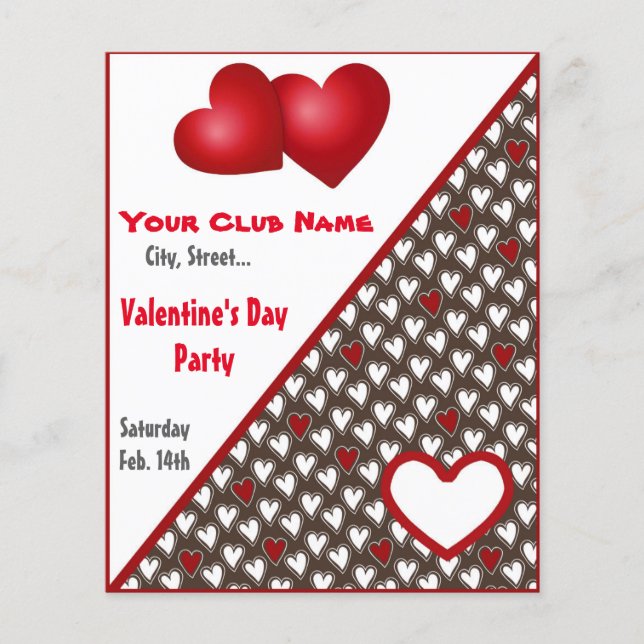 Valentine's Day Party Flyer (Front)