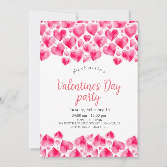 Valentine's Day Party Invitation (Front)
