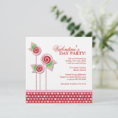 Valentine's Day Party Invitation (Standing Front)