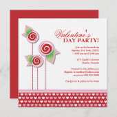 Valentine's Day Party Invitation (Front/Back)