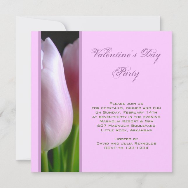 Valentines Day Party Invitation (Front)