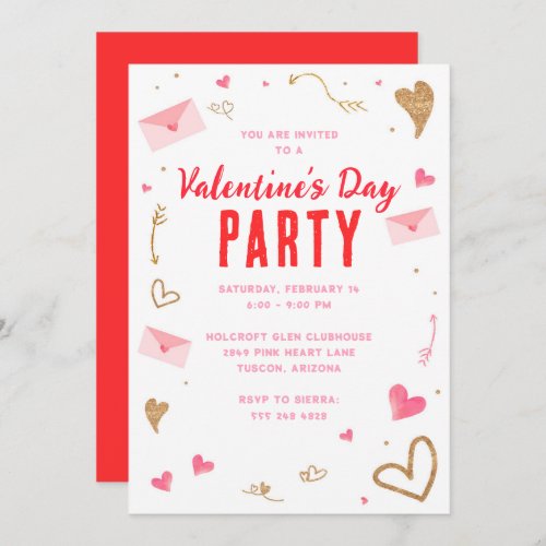 Valentines Day Party Invitations