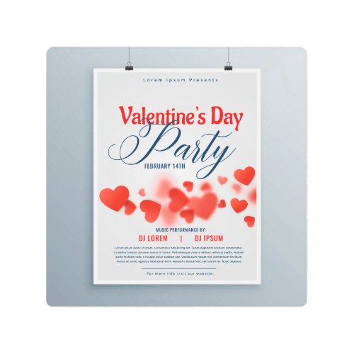 Valentines Day party  Metal Print