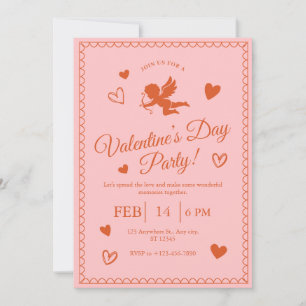 Valentine's Day Party Photo Card