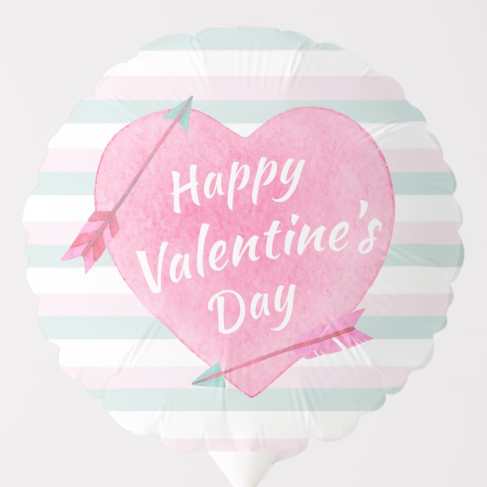 Valentine S Day Pastel Pink Mint Watercolor Heart Balloon Zazzle Com Valentine S Day Pastel Pink Mint Watercolor Heart Balloon Zazzle Com