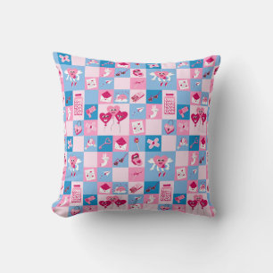 Valentines Day pattern Throw Pillow