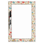 Valentine&#39;s Day Pattern with Cupid Dry-Erase Board