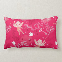 Valentine's Day  Pattern With Cupid