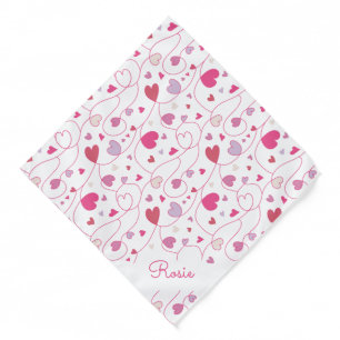 Valentine's Day Personalized Pet Bandana