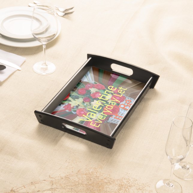 Valentine's Day Perspective Serving Tray (Front)