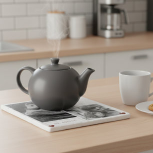 Valentine's Day Photo Art, "Be Mine" Romantic Love Trivet