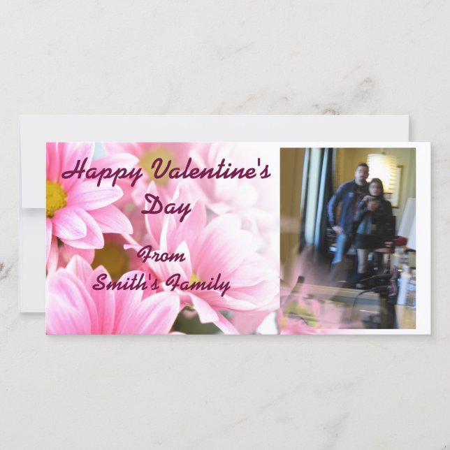 Valentine's Day Photo Card (Front)
